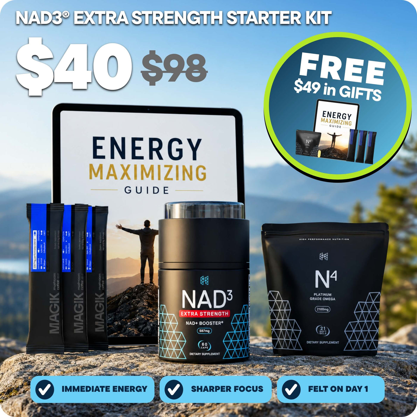 NAD3® Extra Strength starter kit
