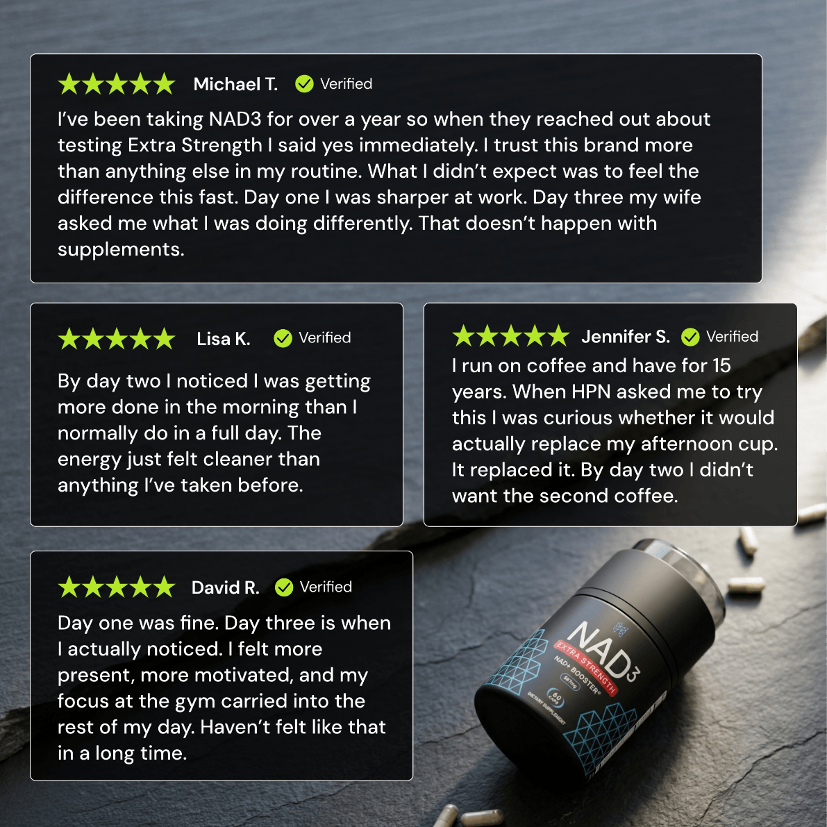 NAD3 Extra Strength starter kit details